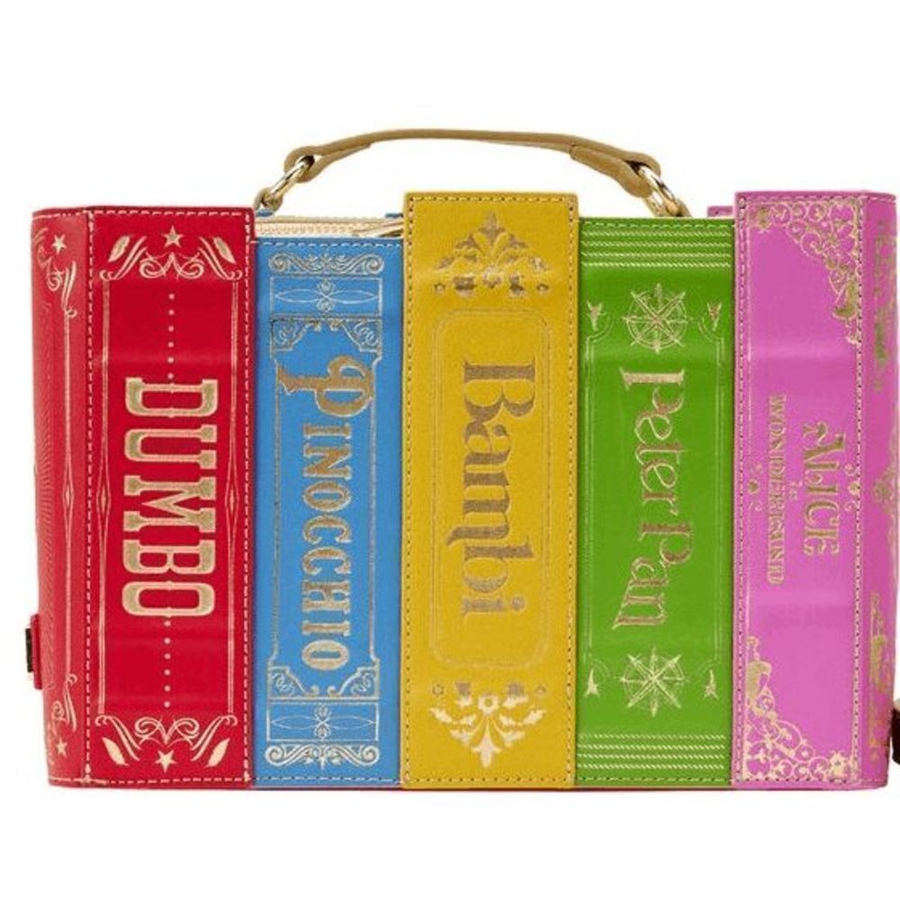 Loungefly Disney Stitch Shoppe Classic Disney Books Crossbody Bag